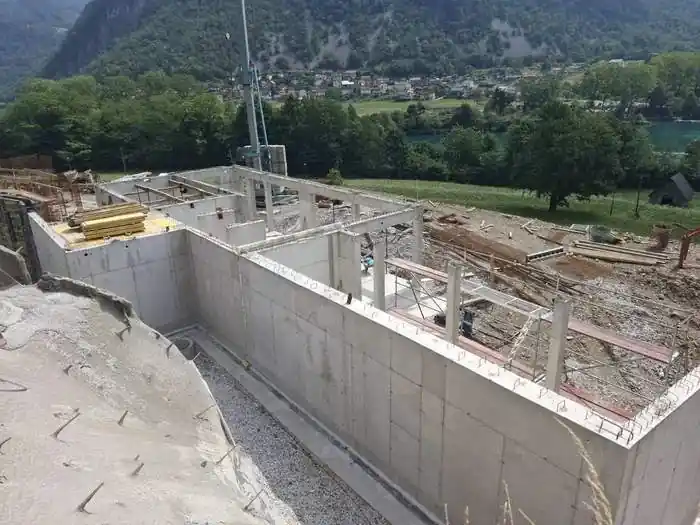 Concrete basement