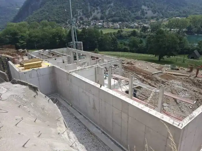 Concrete basement
