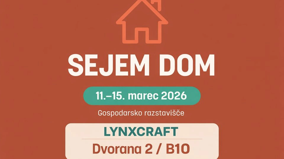 LynxCraft na sejmu DOM 2026: gradbeni kopilot, ki odpravi negotovost pri gradnji