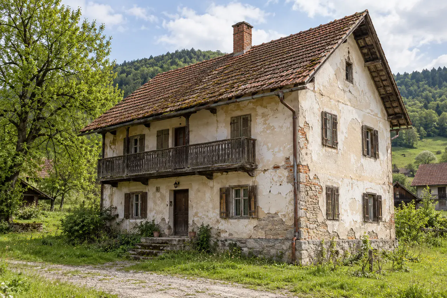Obnova krova, fasade i prozora, Prije