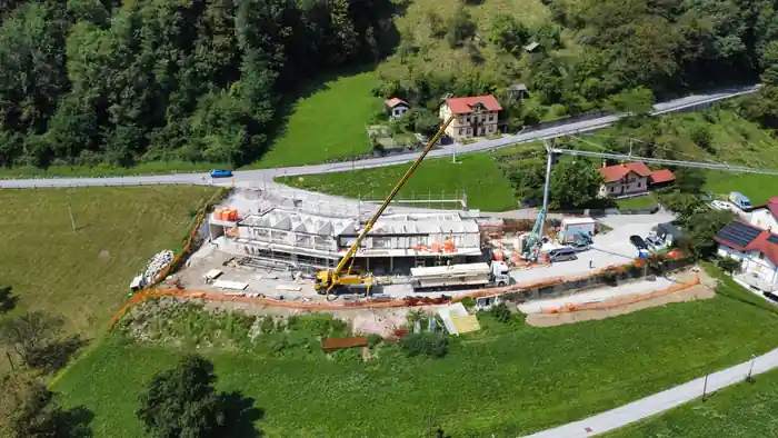 Modrejce Gradbišče